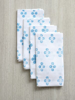 Mended FINAL SALE - Blue Dogwood Napkin Set