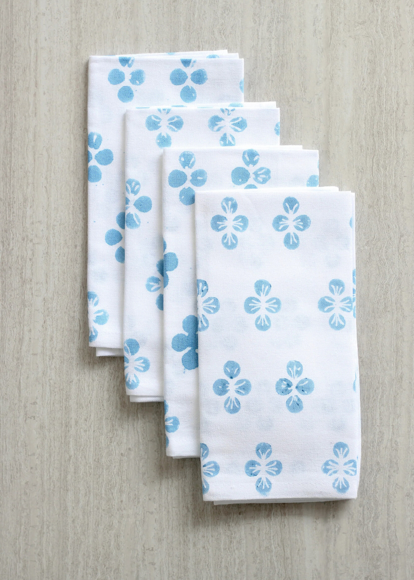 Mended FINAL SALE - Blue Dogwood Napkin Set
