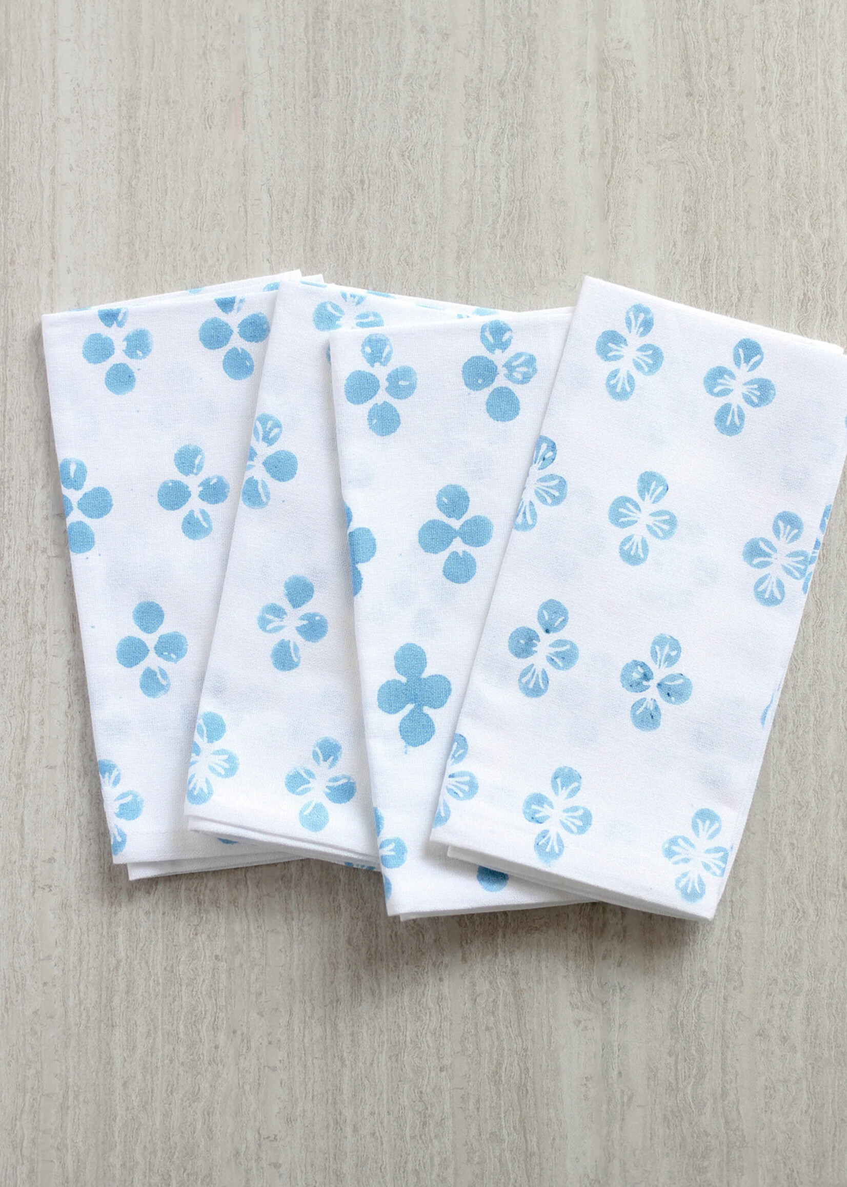 Mended FINAL SALE - Blue Dogwood Napkin Set