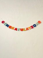 Ganesh Himal Felt Congratulations Banner