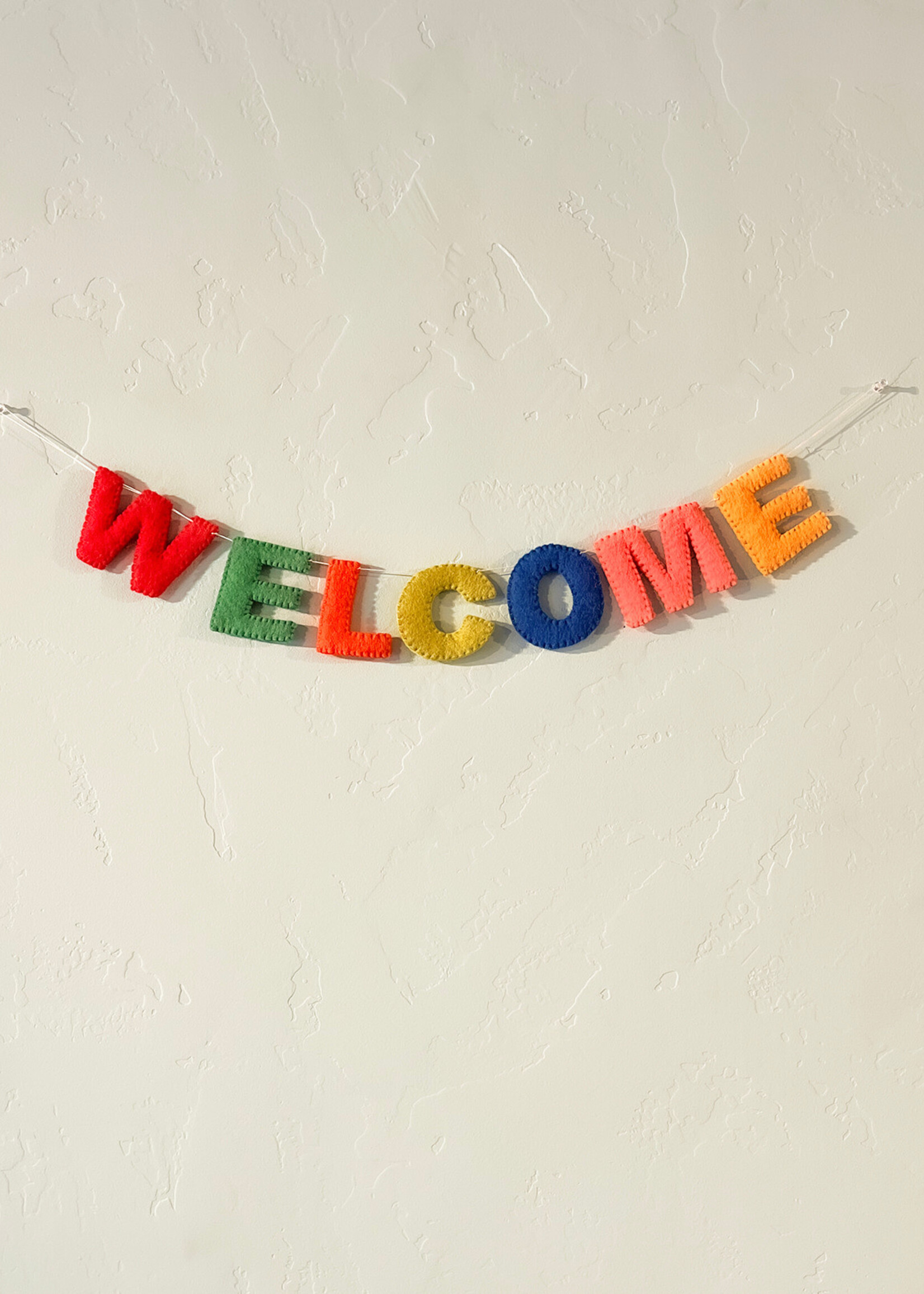 Ganesh Himal Felt Welcome Banner