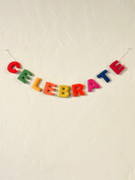 Ganesh Himal Felt Celebrate Banner