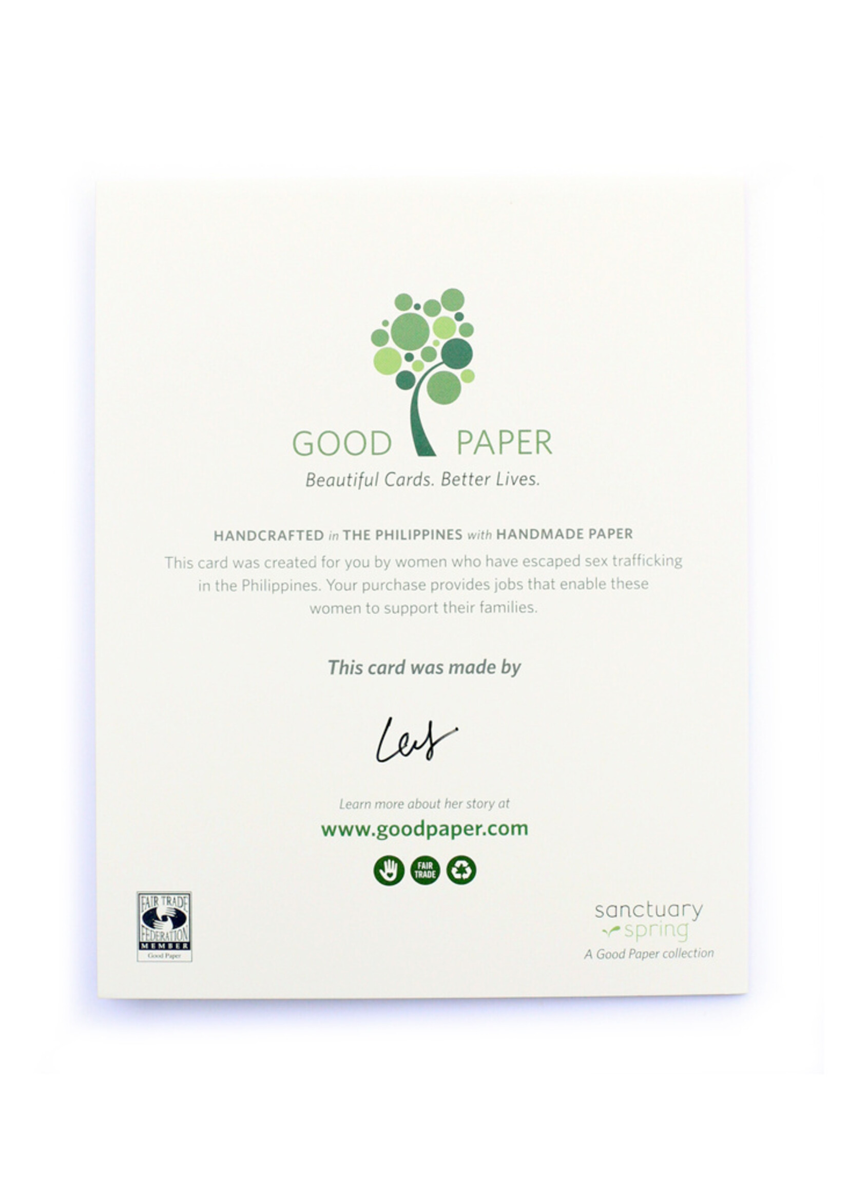 Good Paper Solid Dad Father's Day Card