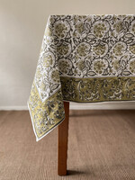 Natural Habitat Kalam Tablecloth - Green