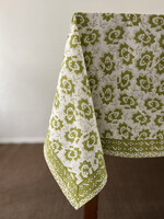 Natural Habitat Daffodil Tablecloth - Green