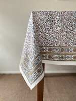 Natural Habitat Cornwall Tablecloth - Plum & Green