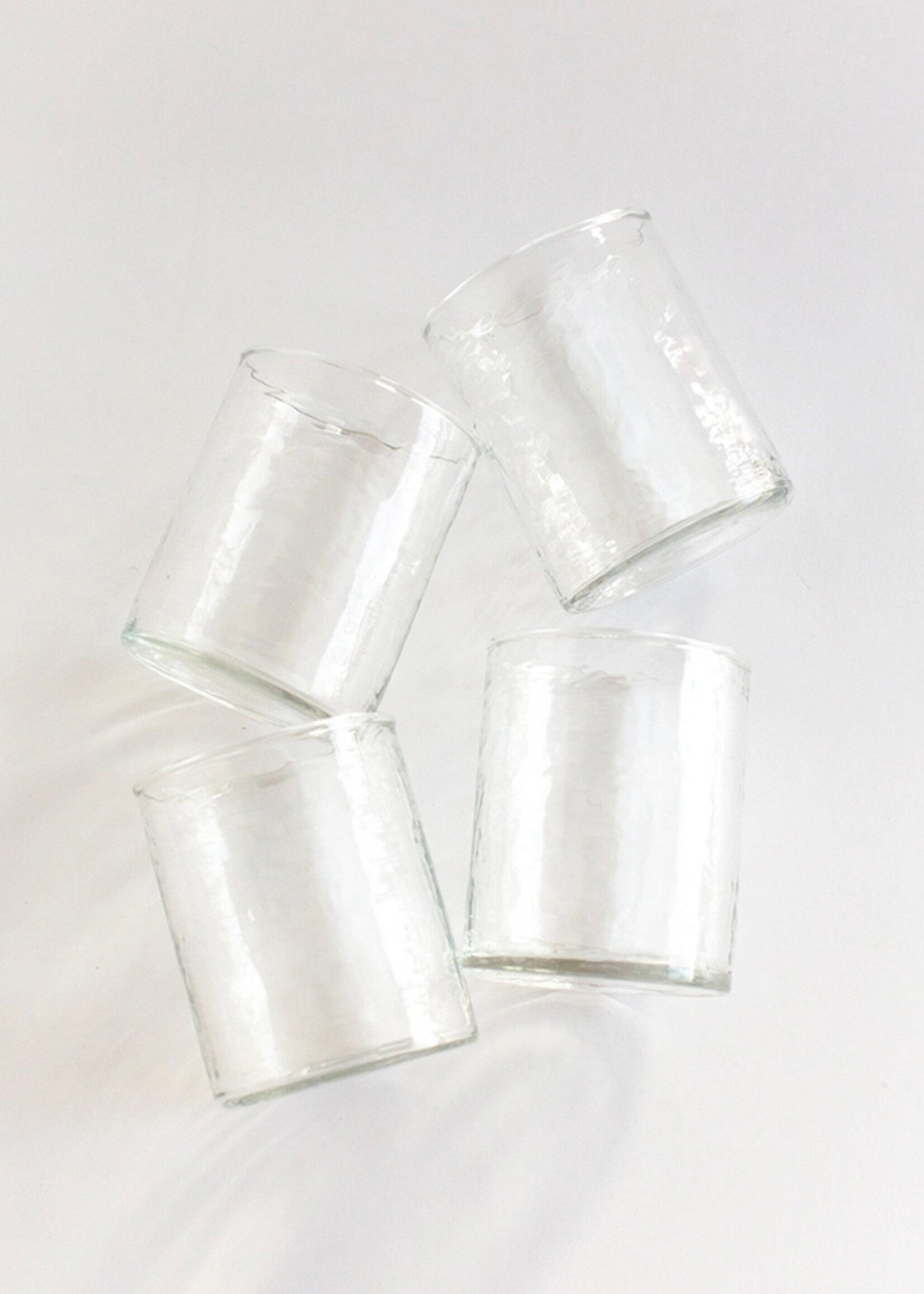 Creative Women Handblown Hammered Glass Cup