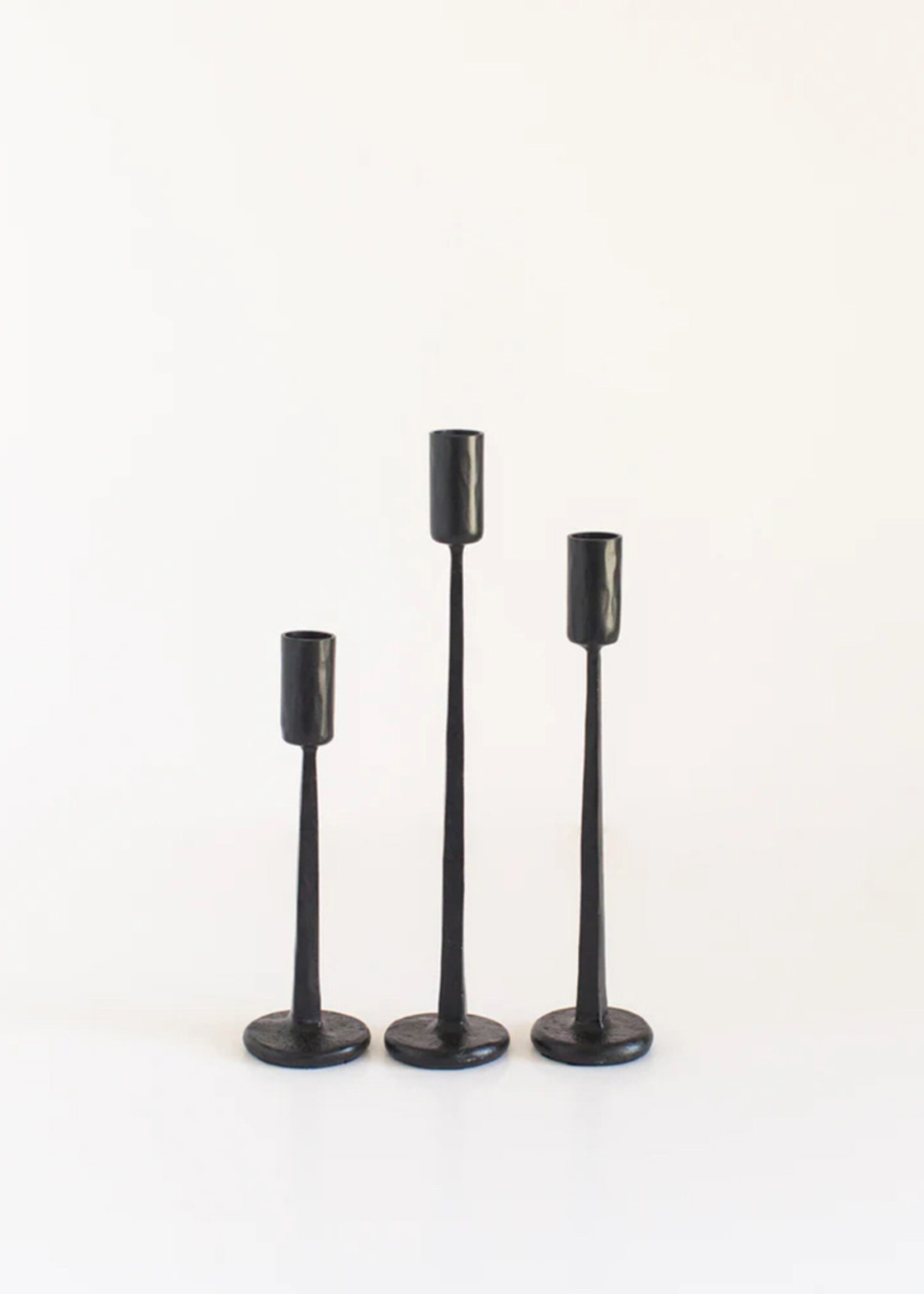 Creative Women Dante Candle Holder - Black Finish