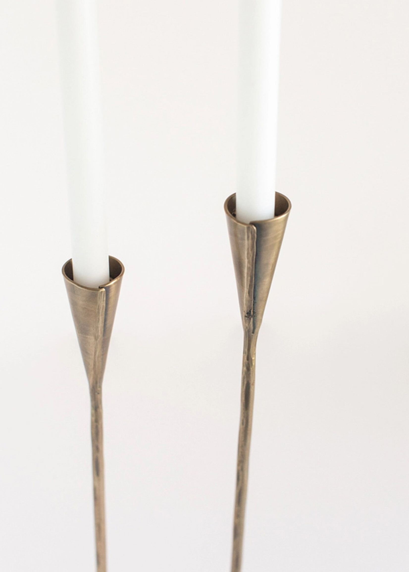 Creative Women Phoenix Candle Holder - Brass Finish