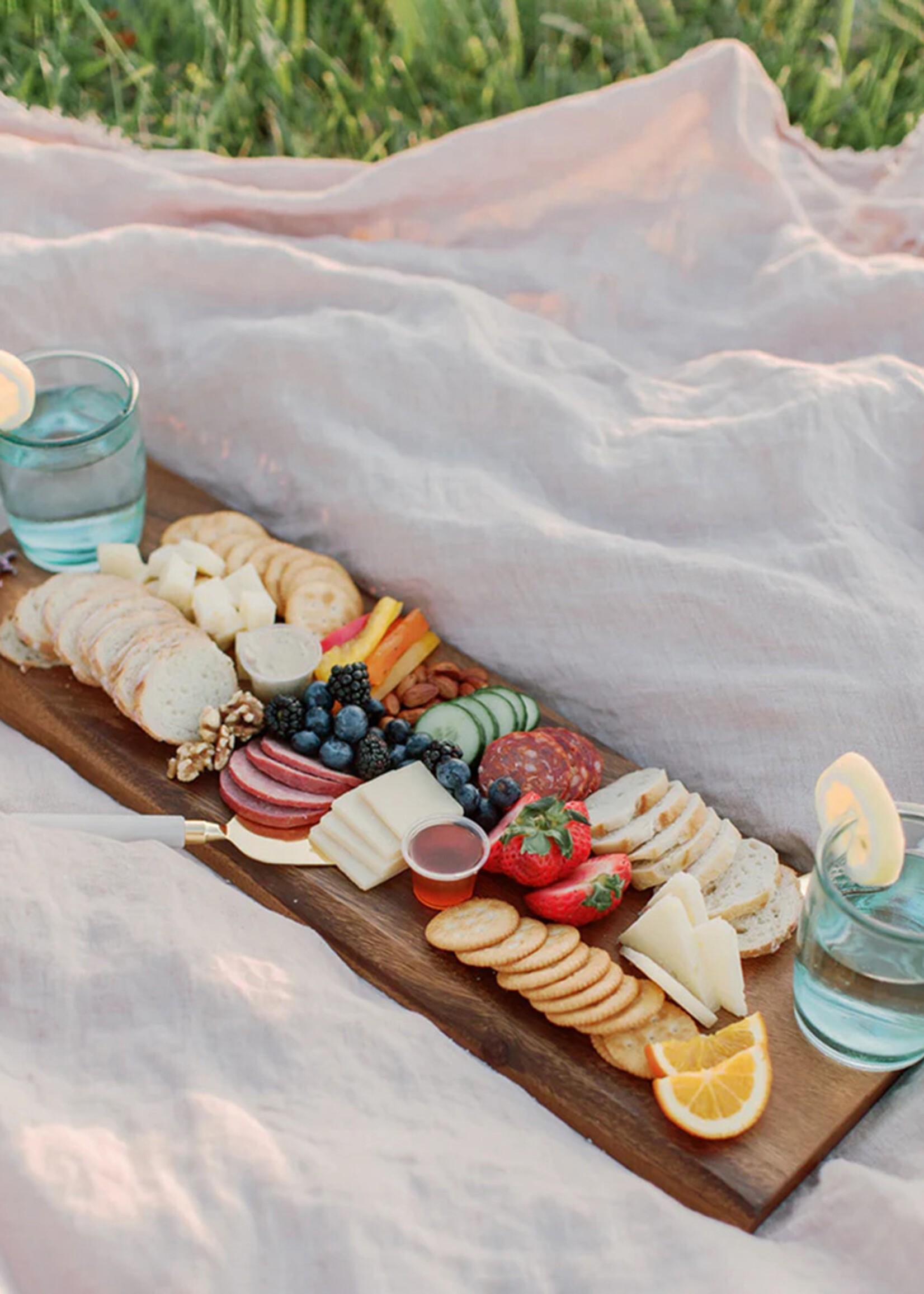 Creative Women 24" Acacia Wood Charcuterie Board