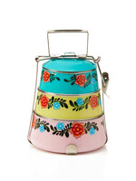 SERRV Bright Floral Tiffin Lunch Set