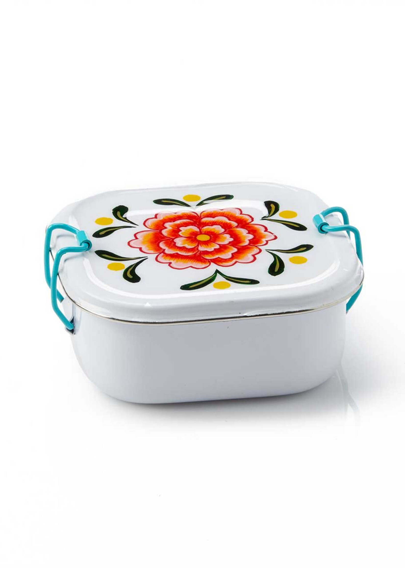 SERRV Bright Floral White Bento Box