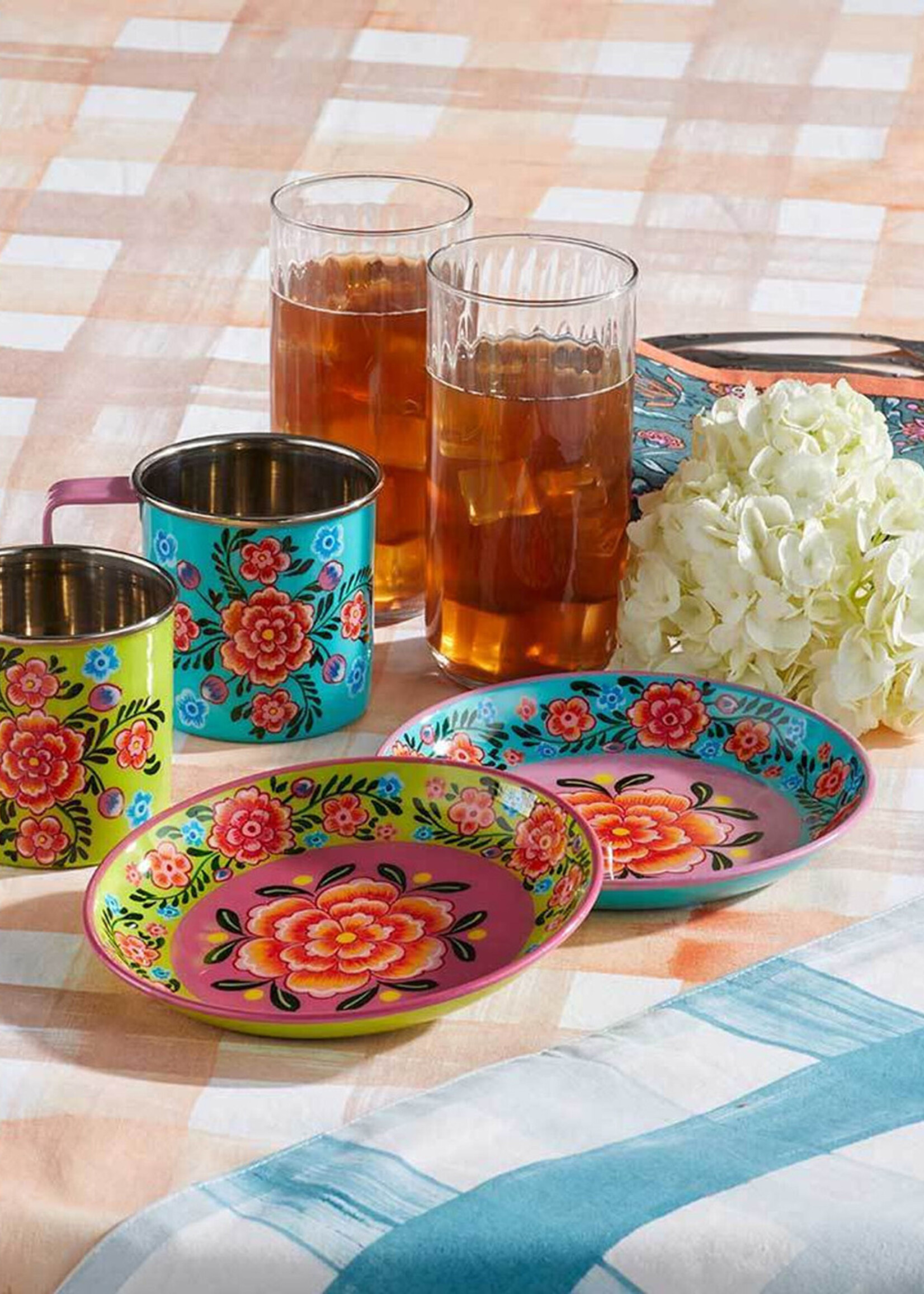 SERRV Bright Kashmiri Appetizer Plate