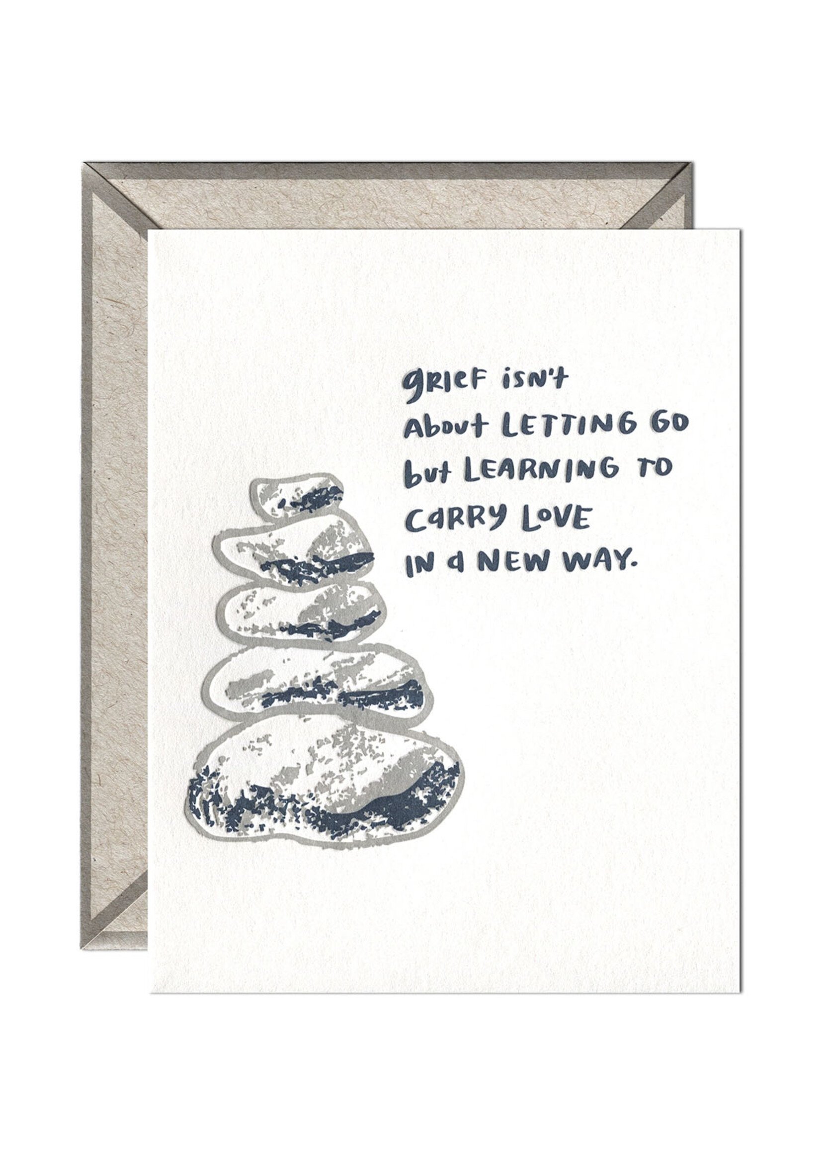 Ink Meets Paper Carry Love in A New Way Sympathy Card