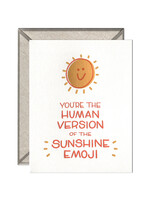 Ink Meets Paper Sunshine Emoji Face Card