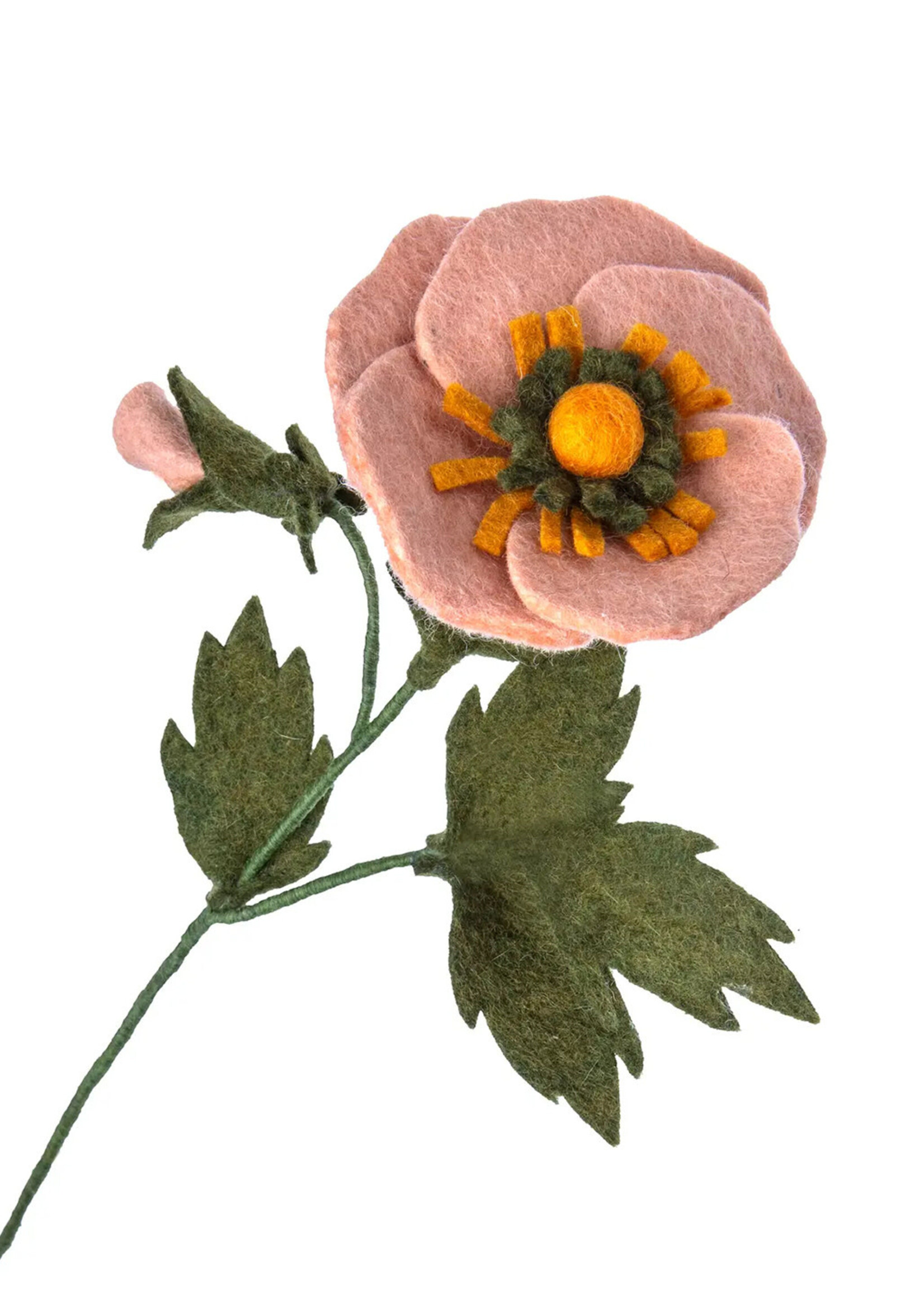 Felt Peony Flower