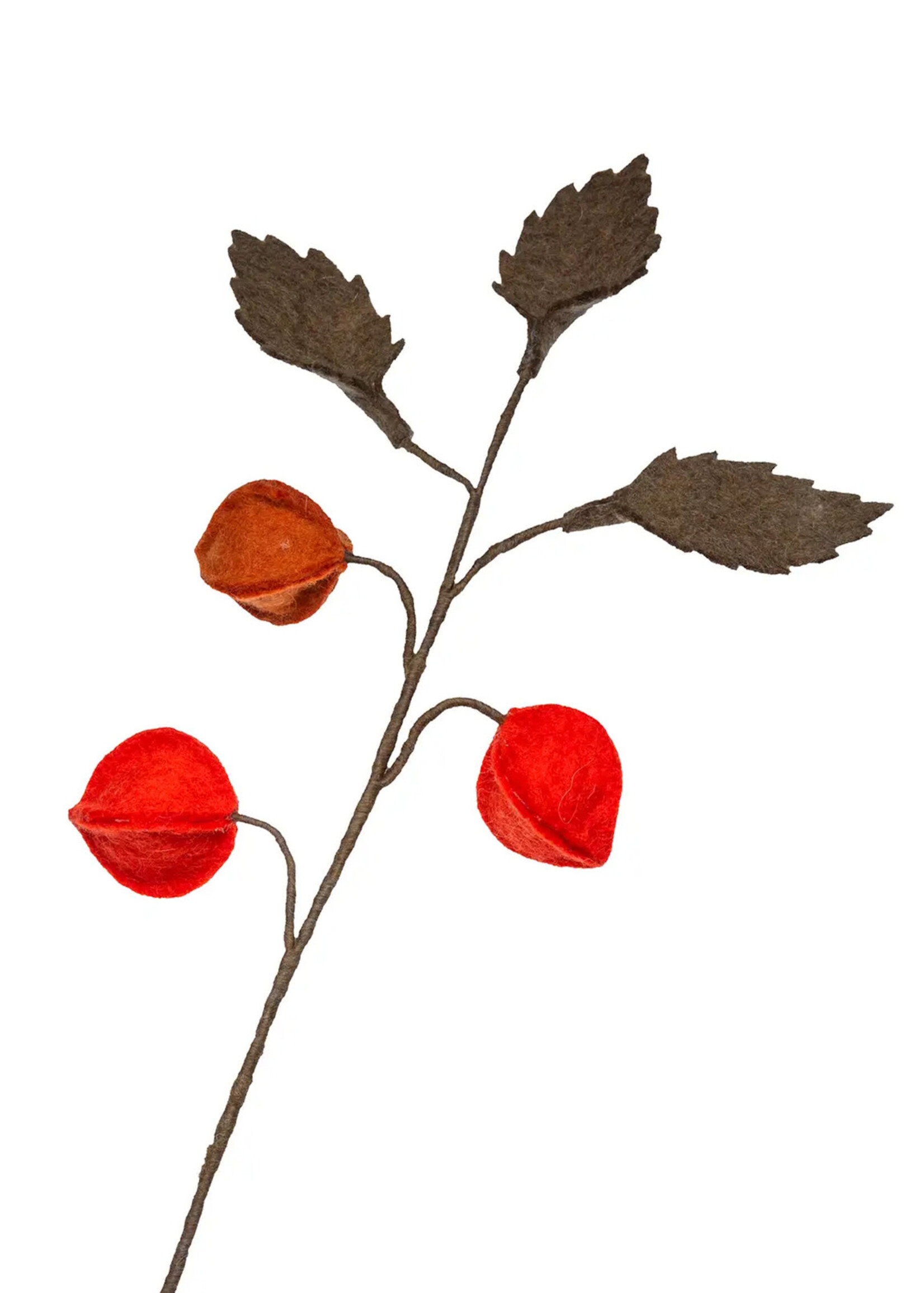 Felt Chinese Lantern Flower