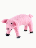 Mayan Hands Felt Pig