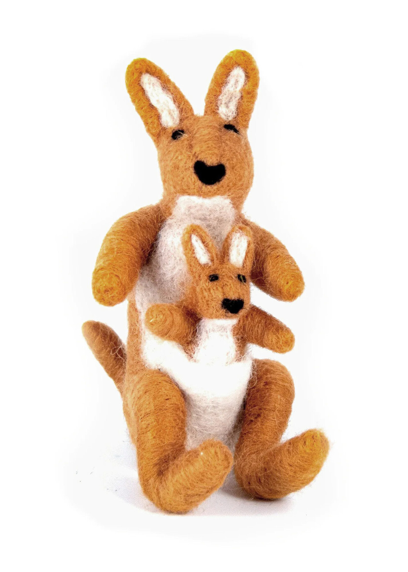 Mayan Hands Felt Kangaroo Figure
