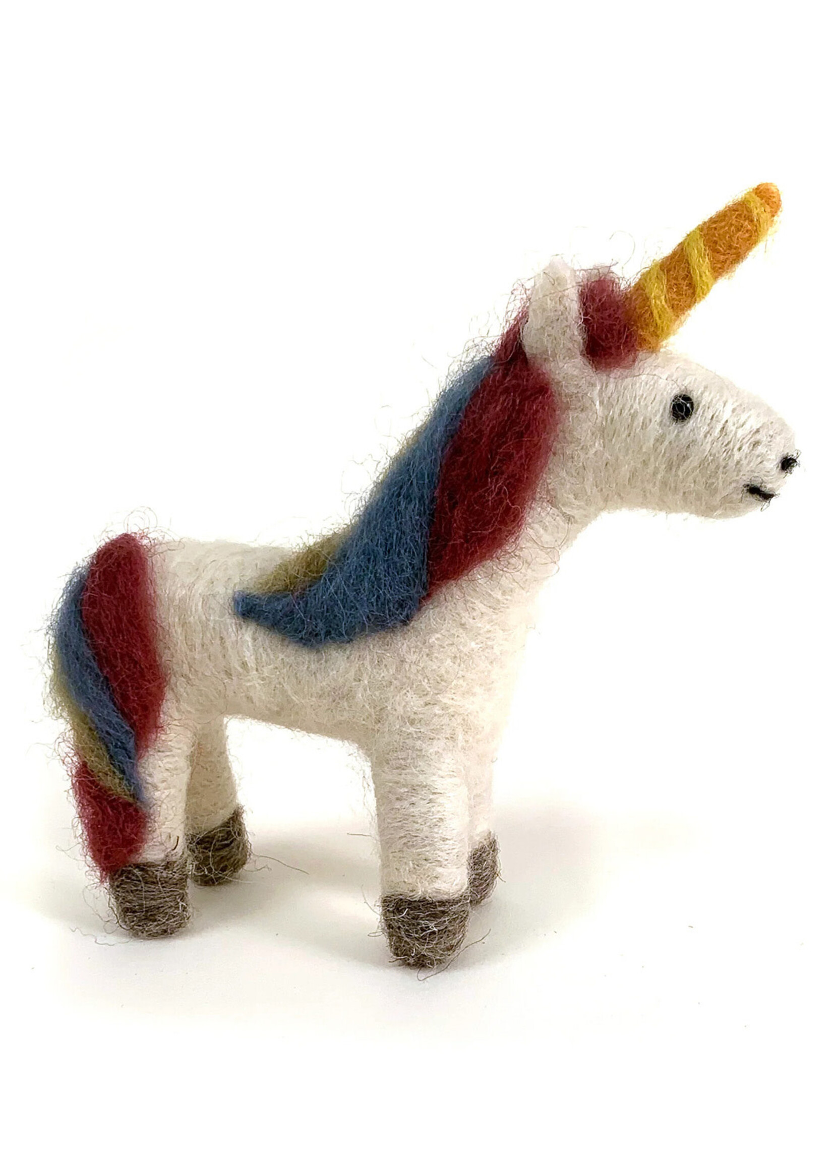 Mayan Hands Felt Unicorn Figure