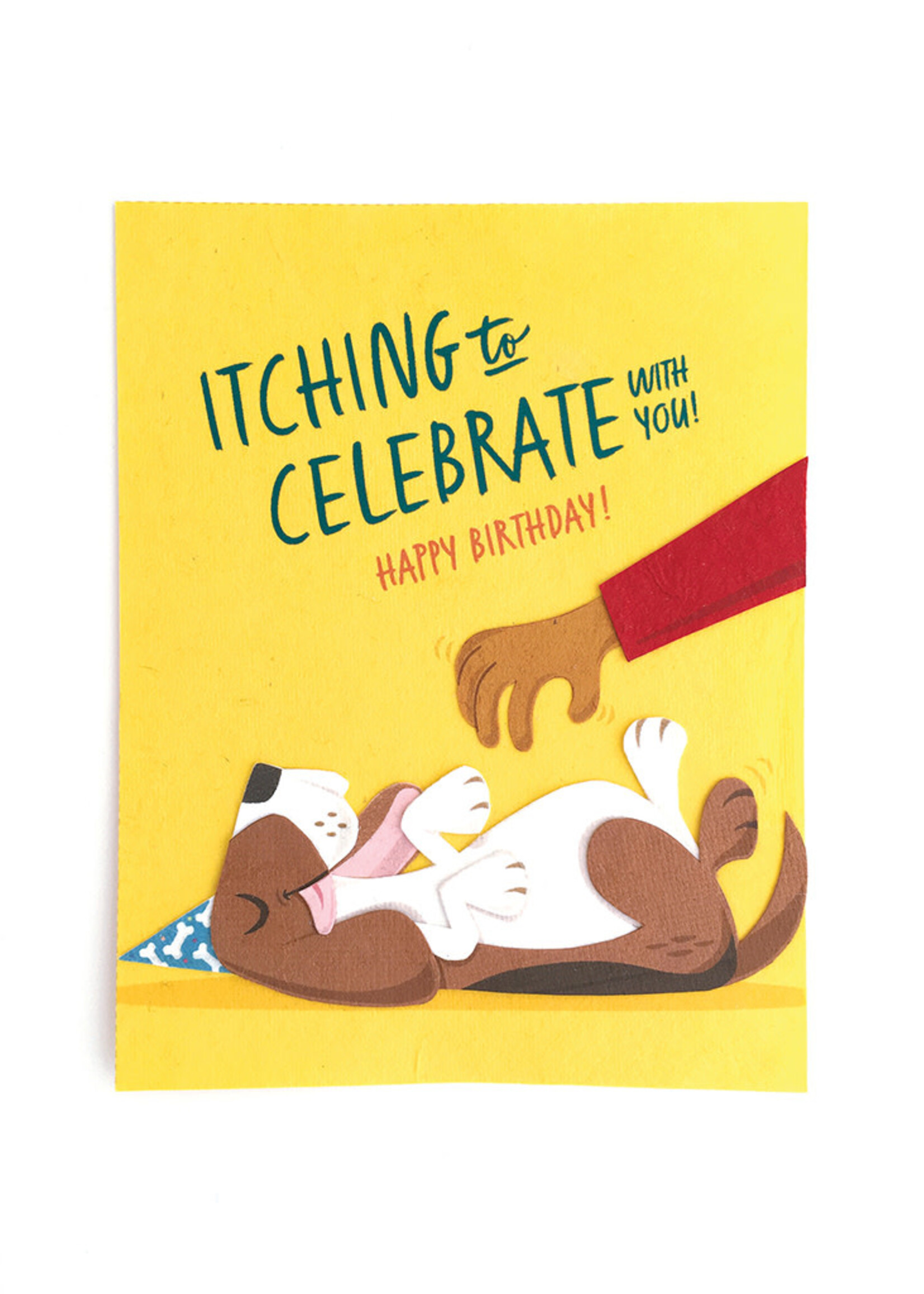 Good Paper Itching To Celebrate Dog Birthday Card