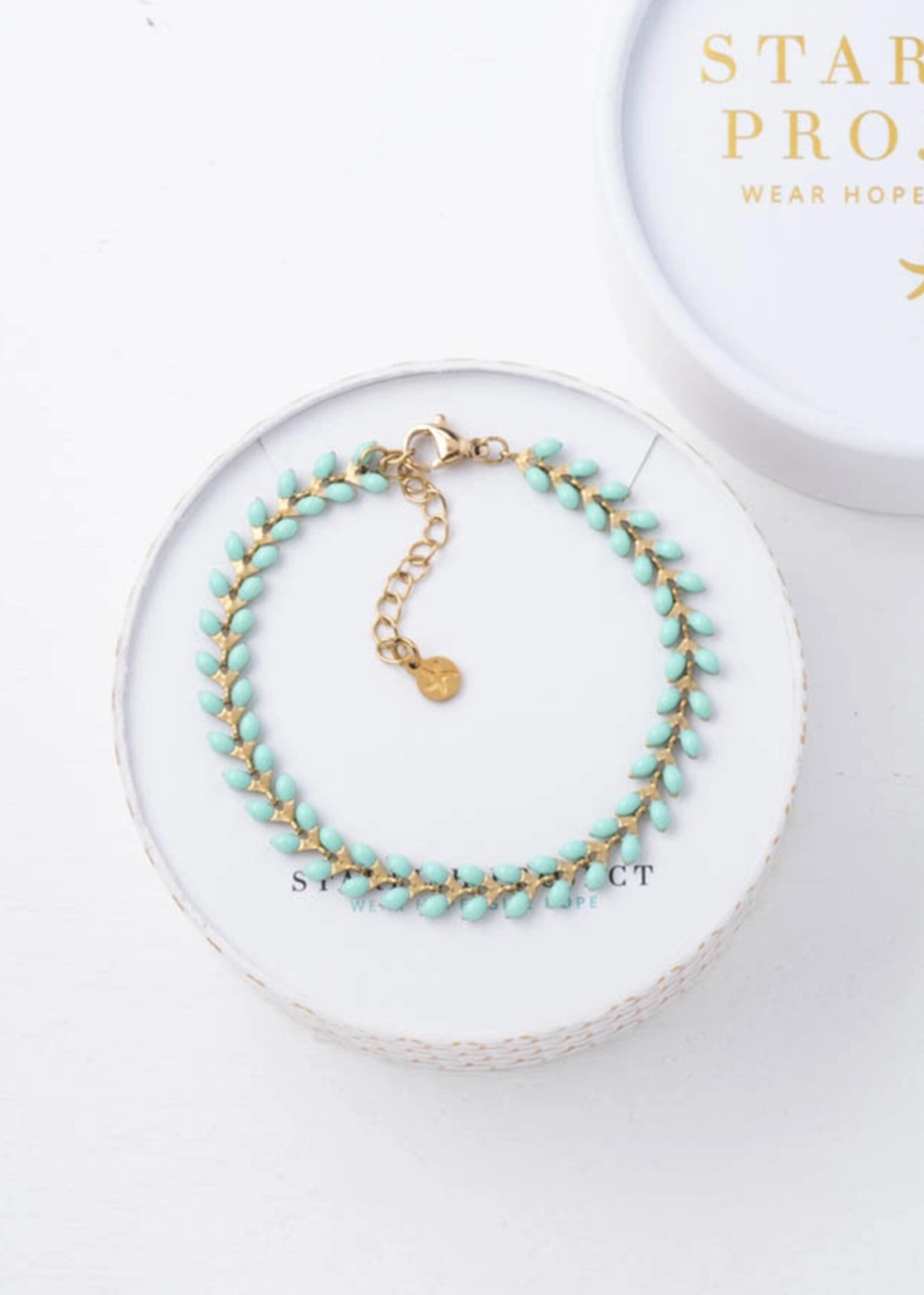 Starfish Project Seeds of Hope Mint Bracelet