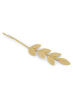 Gry and Sif Dusty Light Yellow Felt Leaf Branch