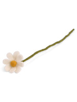 Gry and Sif Felt Flower Anemone - White