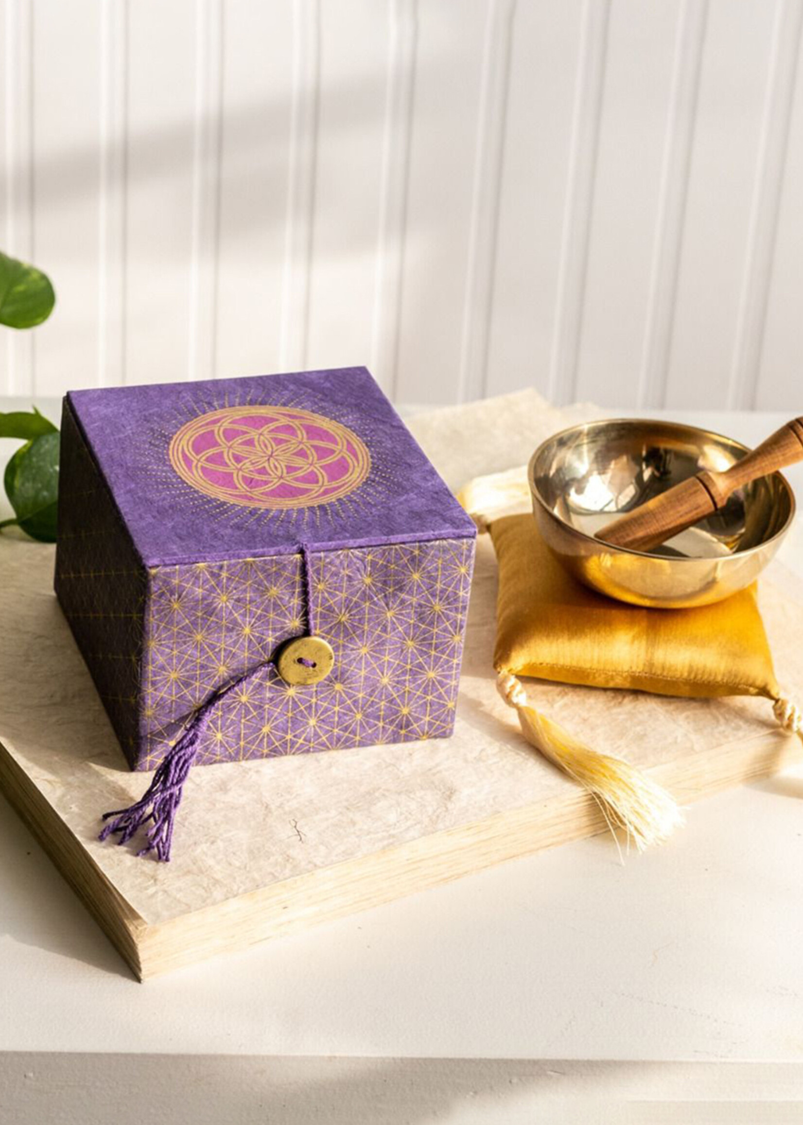 dZi 3.5" Seed of Life Meditation Bowl