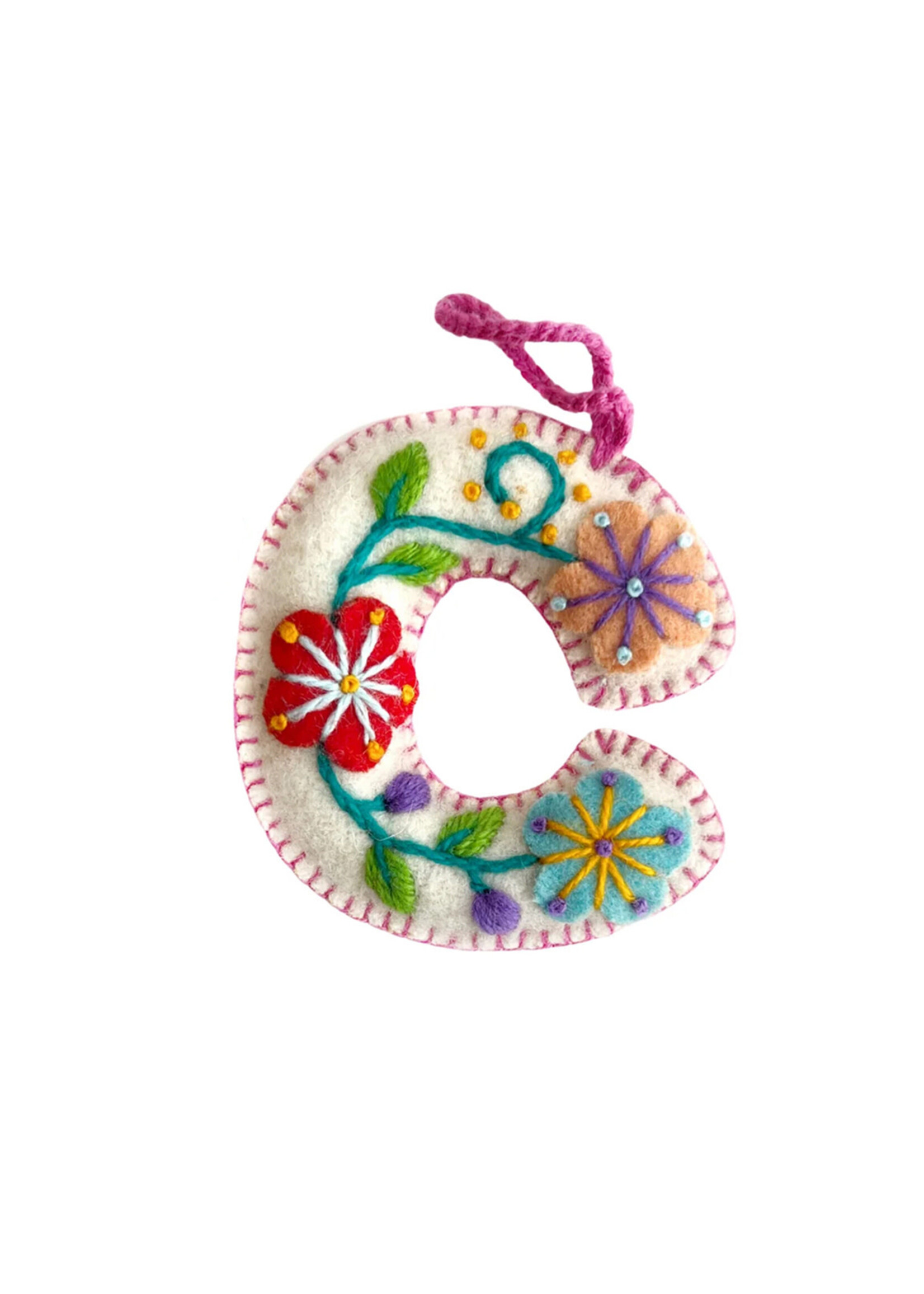 Ornaments 4 Orphans FINAL SALE - Letter C Ornament
