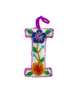 Ornaments 4 Orphans FINAL SALE - Letter I Ornament - White