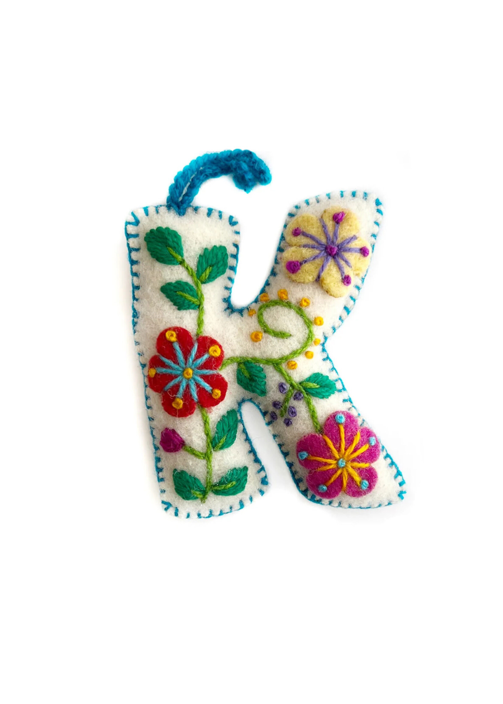 Ornaments 4 Orphans FINAL SALE - Letter K Ornament