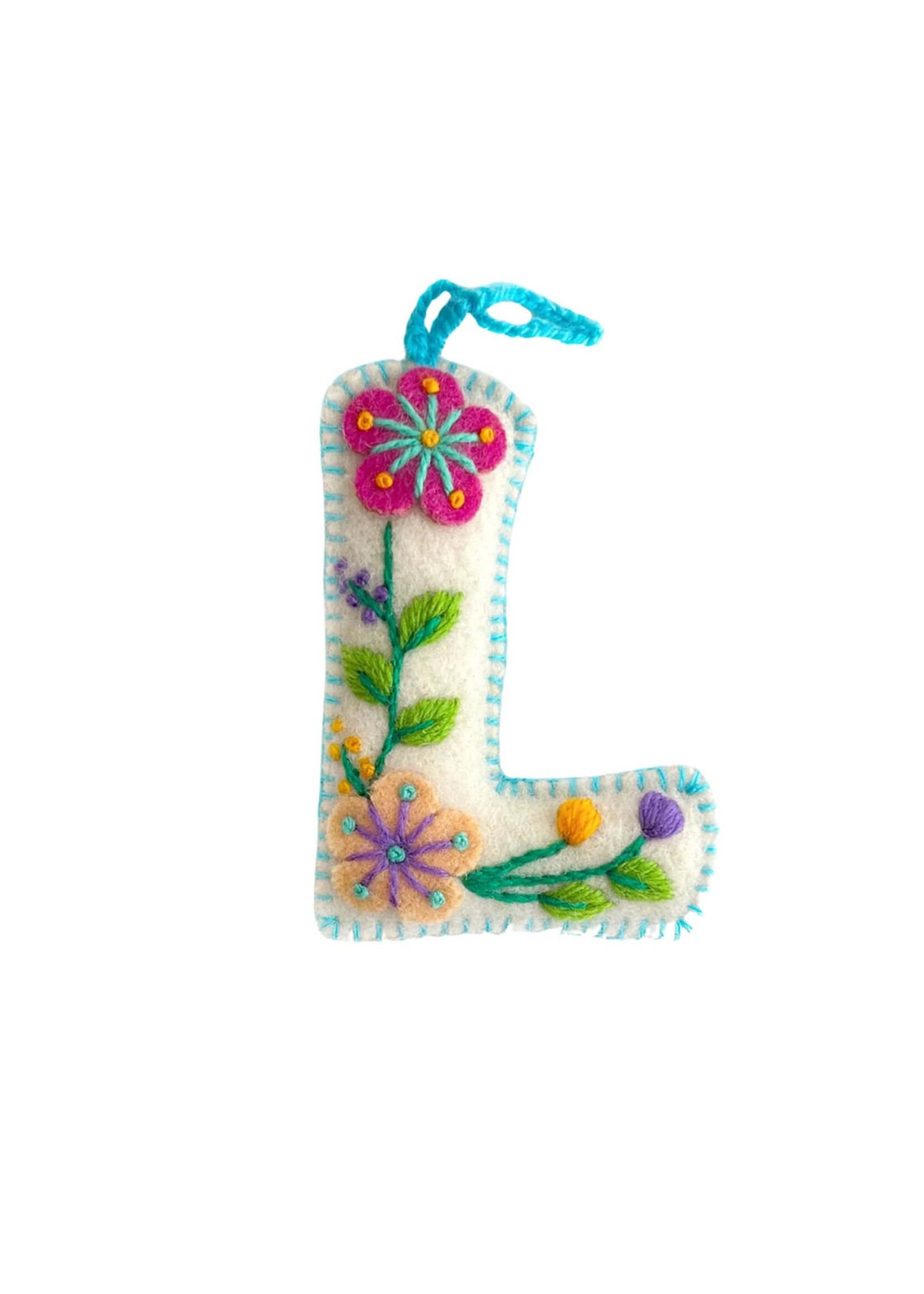 Ornaments 4 Orphans FINAL SALE - Letter L Ornament