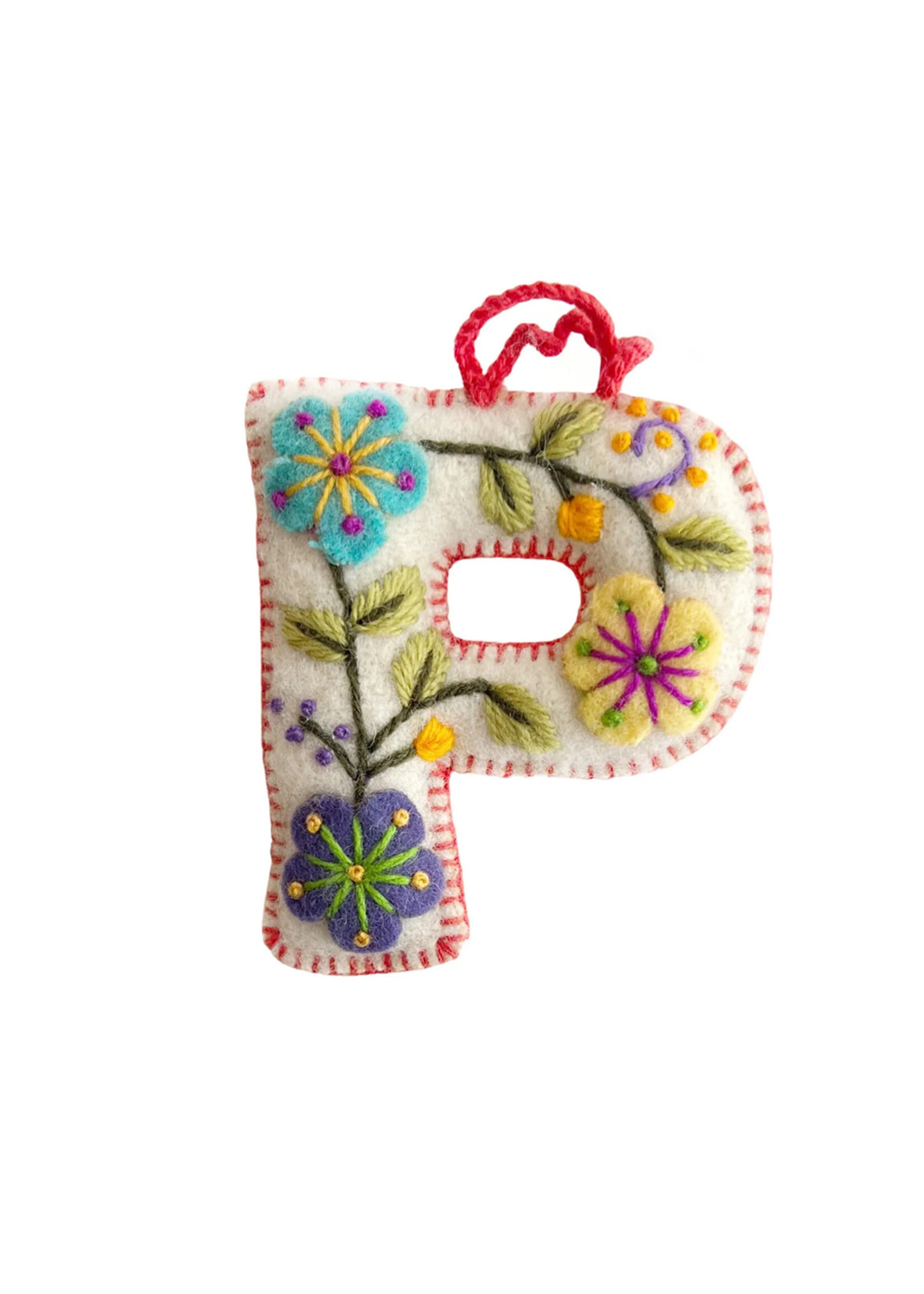 Ornaments 4 Orphans FINAL SALE - Letter P Ornament