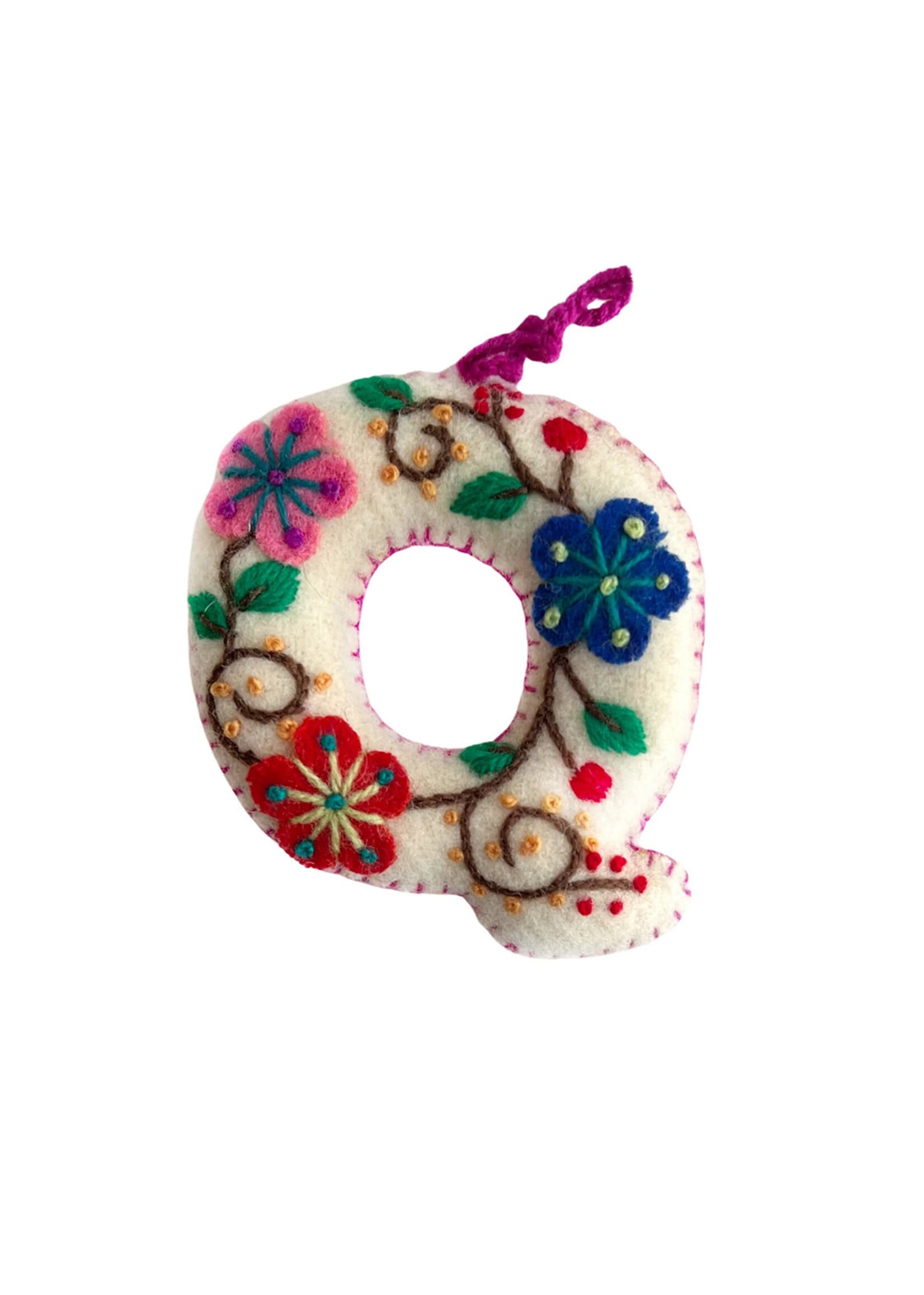 Ornaments 4 Orphans FINAL SALE - Letter Q Ornament