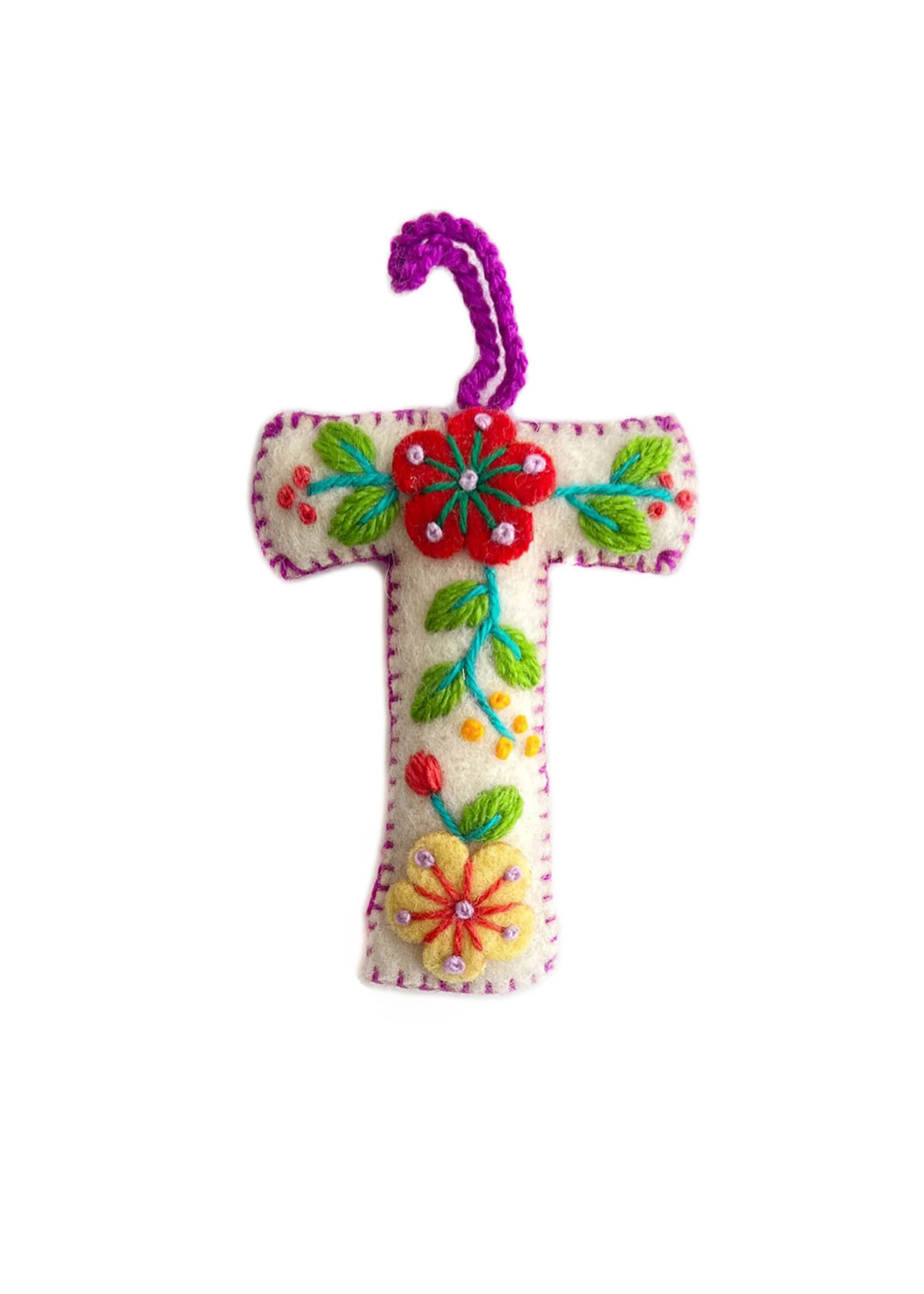 Ornaments 4 Orphans FINAL SALE - Letter T Ornament