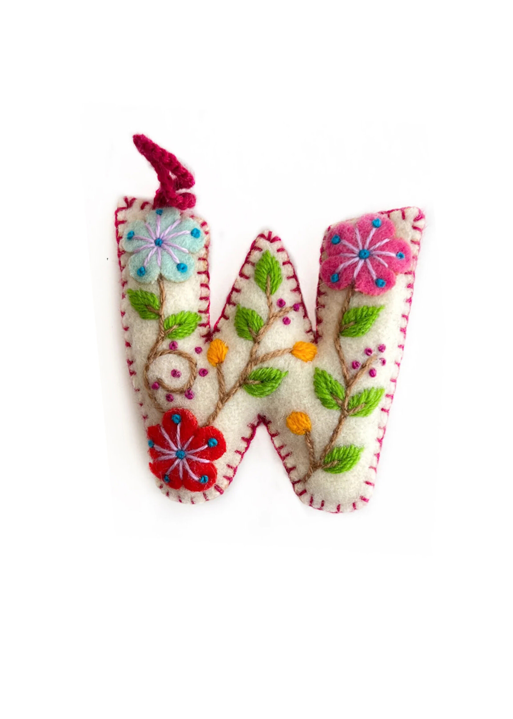 Ornaments 4 Orphans FINAL SALE - Letter W Ornament
