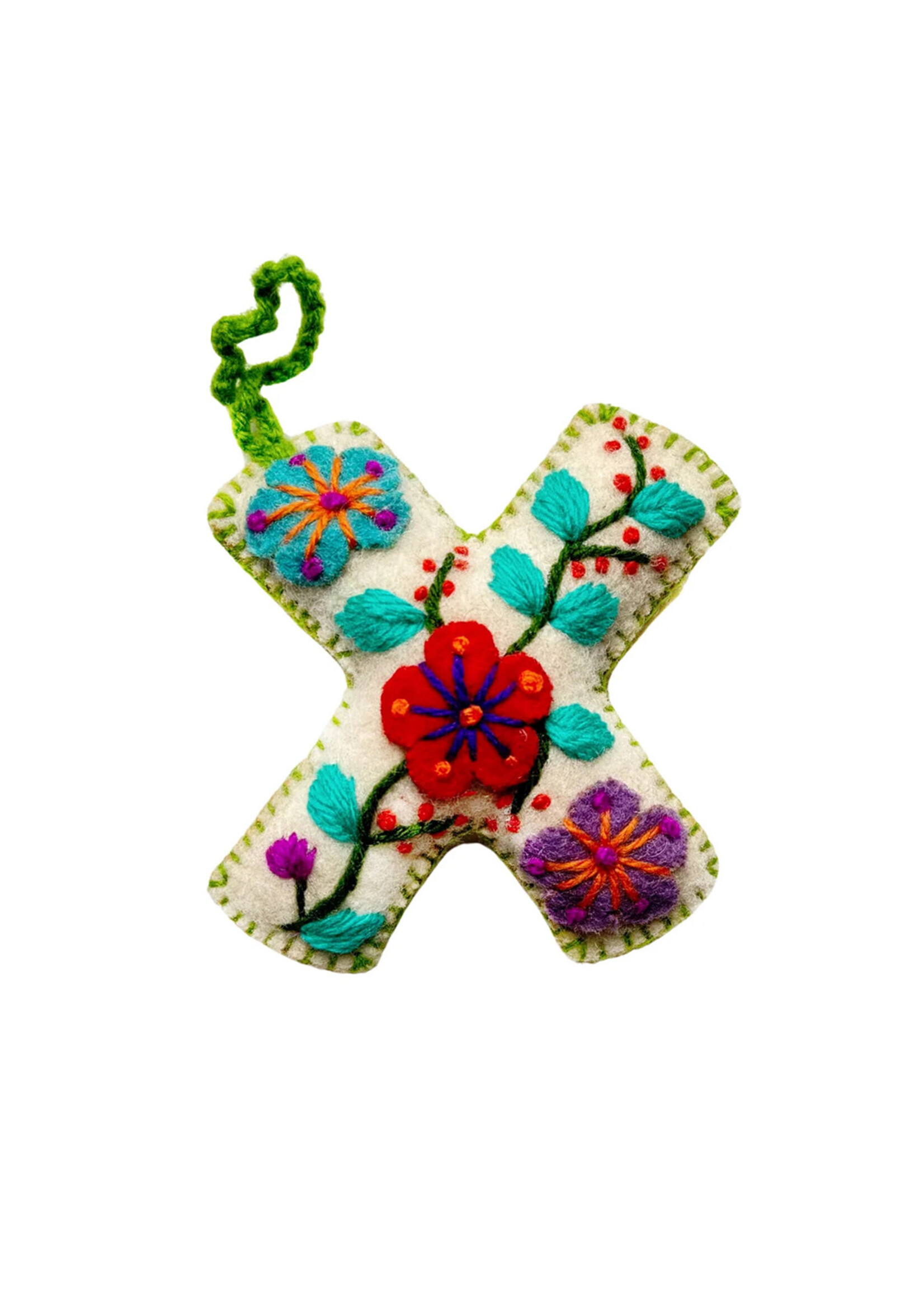 Ornaments 4 Orphans FINAL SALE - Letter X Ornament