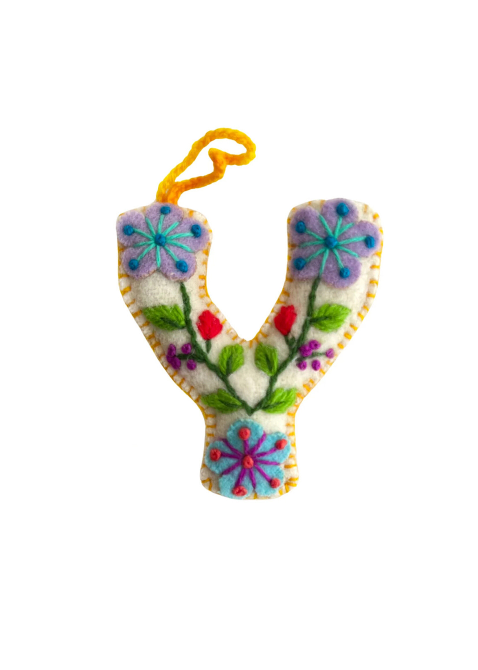 Ornaments 4 Orphans FINAL SALE - Letter Y Ornament
