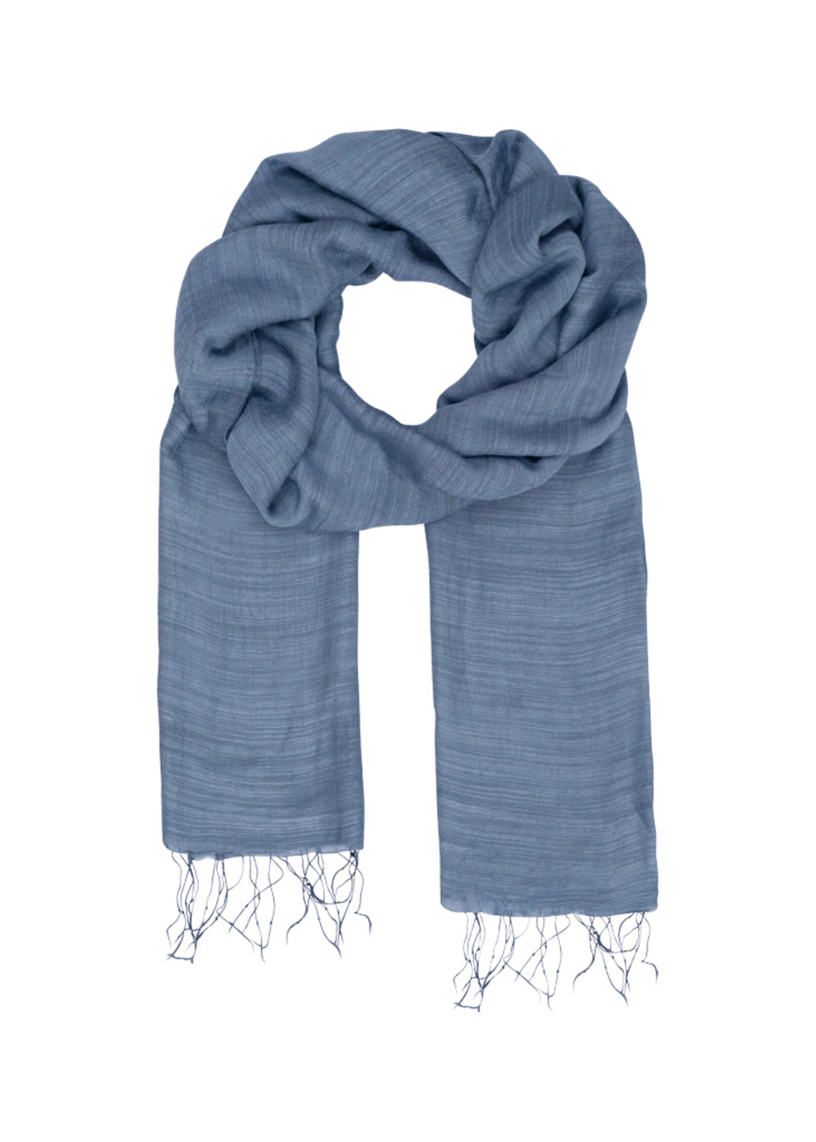 Marquet Worn Indigo Shawl