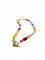 Ethic Goods Confetti Party Bold Stone Necklace