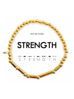 Ethic Goods Morse Code STRENGTH Bracelet