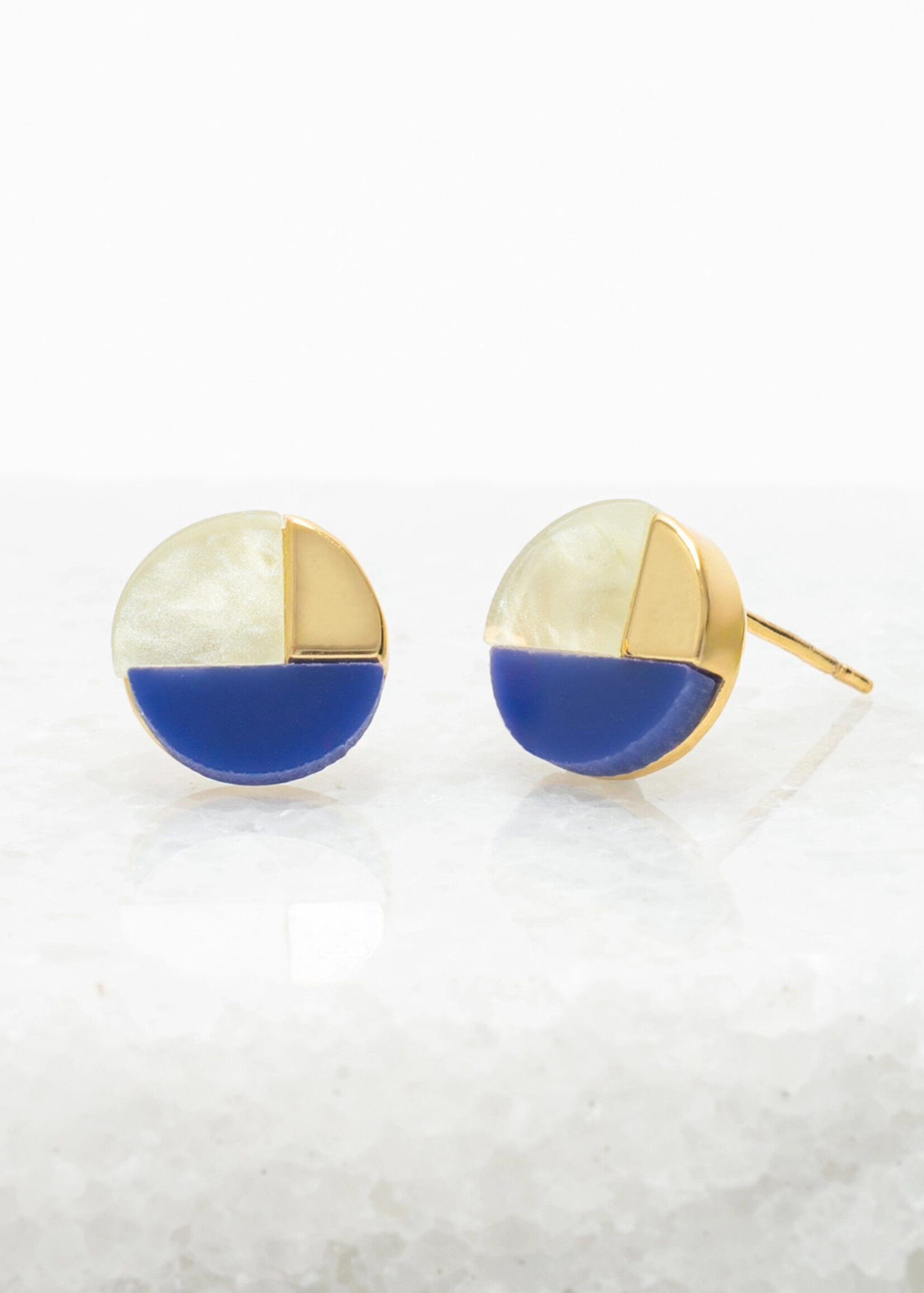 Starfish Project Radiant Horizon Studs Earrings - 14K gold plated