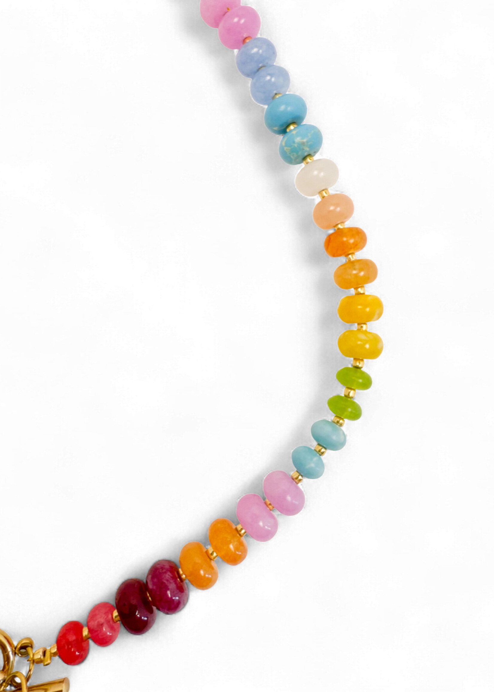 Ethic Goods Confetti Party Bold Stone Necklace