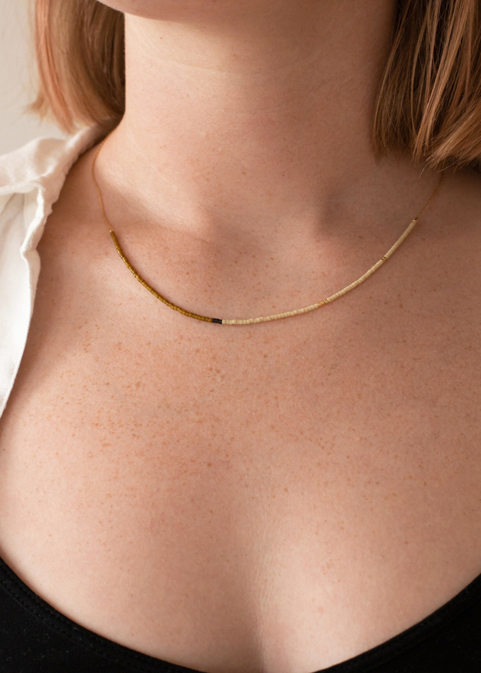 YEWO Olive Mala Necklace