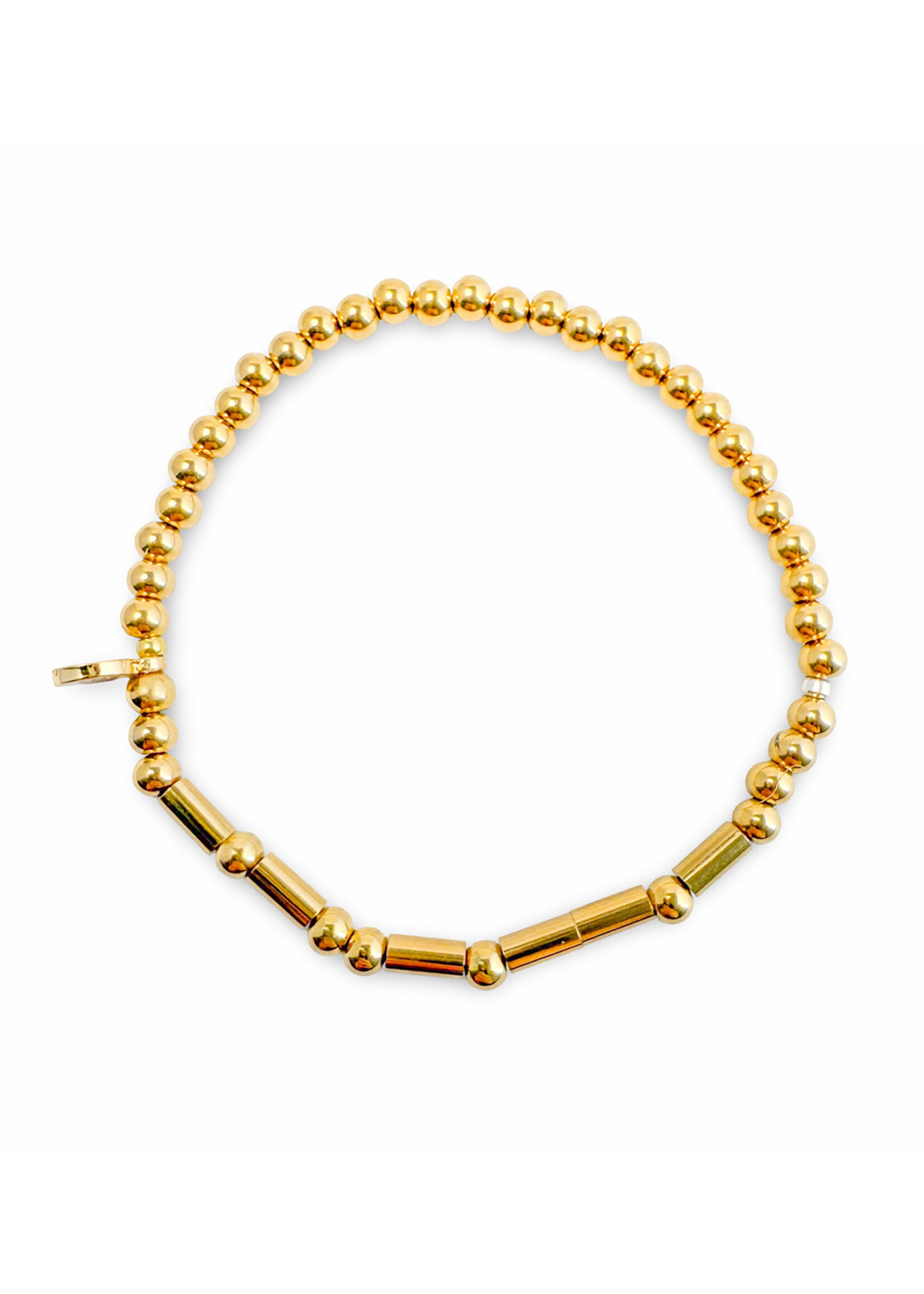 Ethic Goods Morse Code STRENGTH Bracelet - 18K gold plated