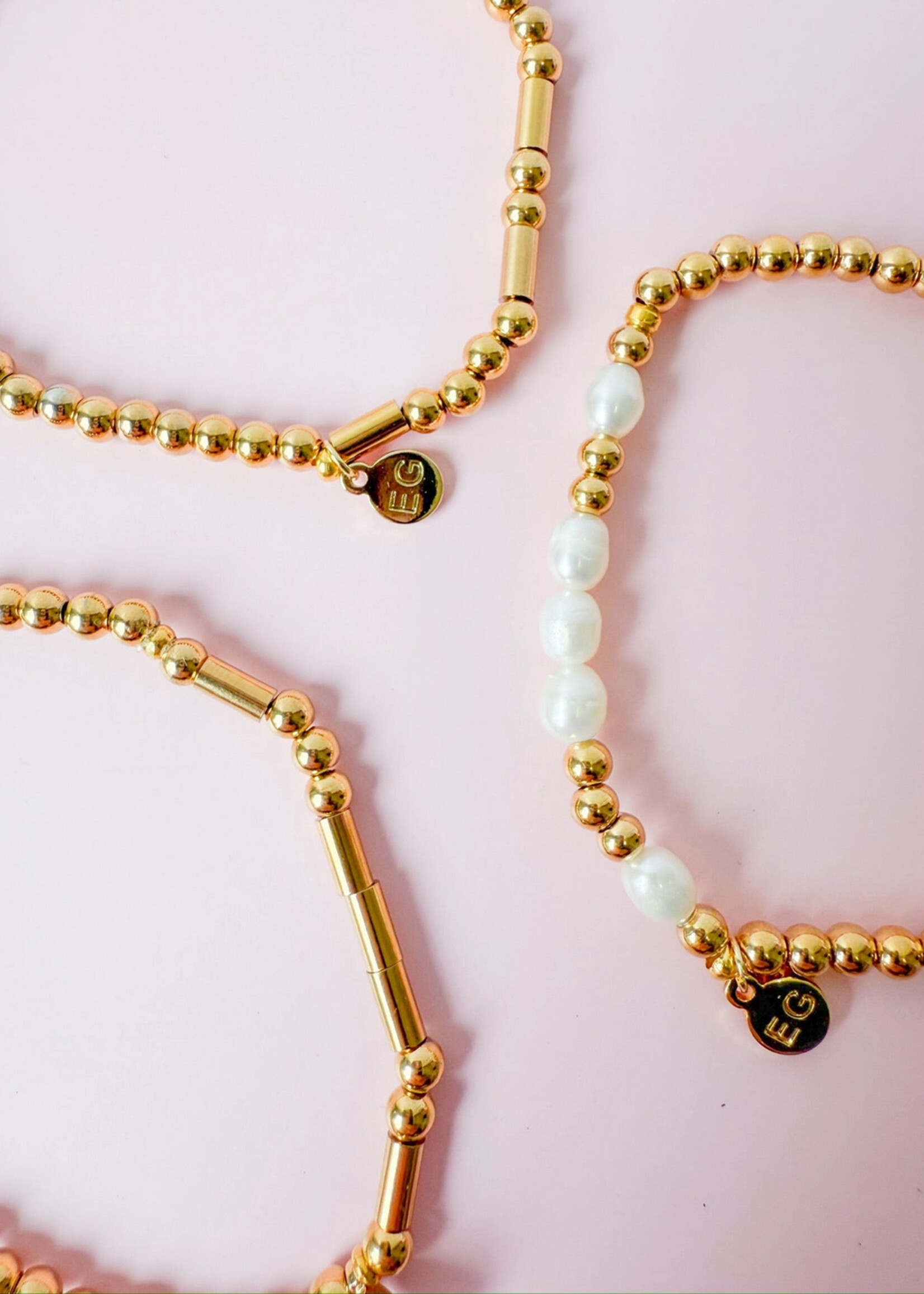 Ethic Goods Morse Code LOVE Bracelet - 18K gold plated