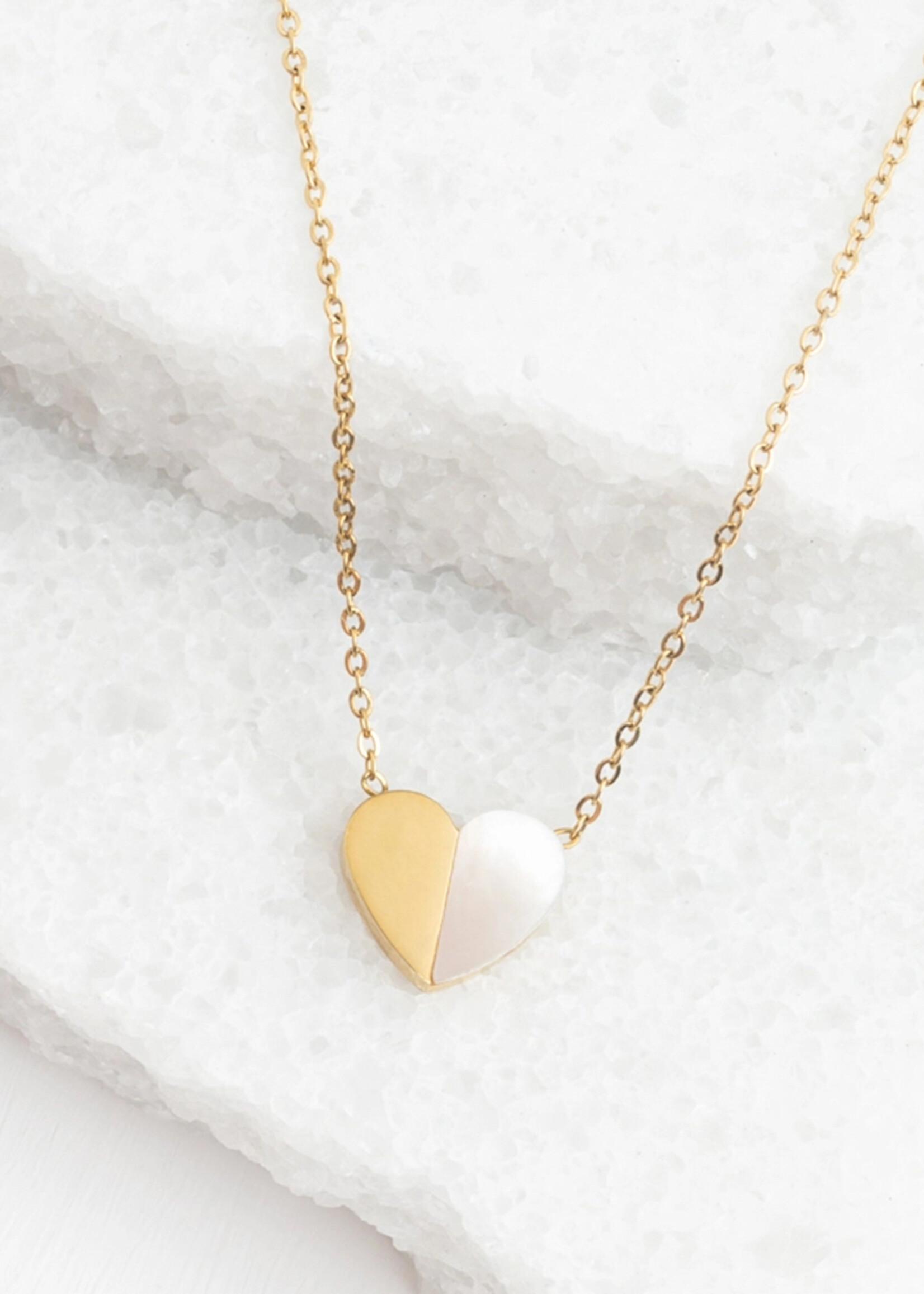 Starfish Project Give Hope Heart Necklace - 14K gold plated