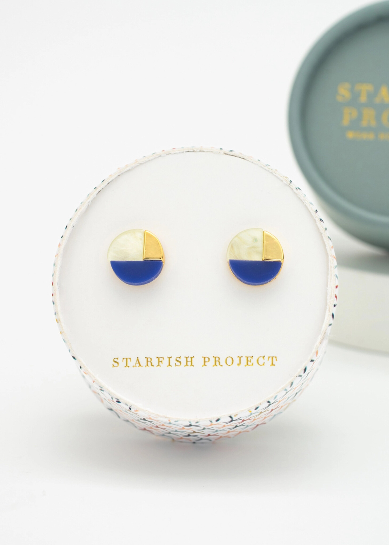Starfish Project Radiant Horizon Studs Earrings - 14K gold plated