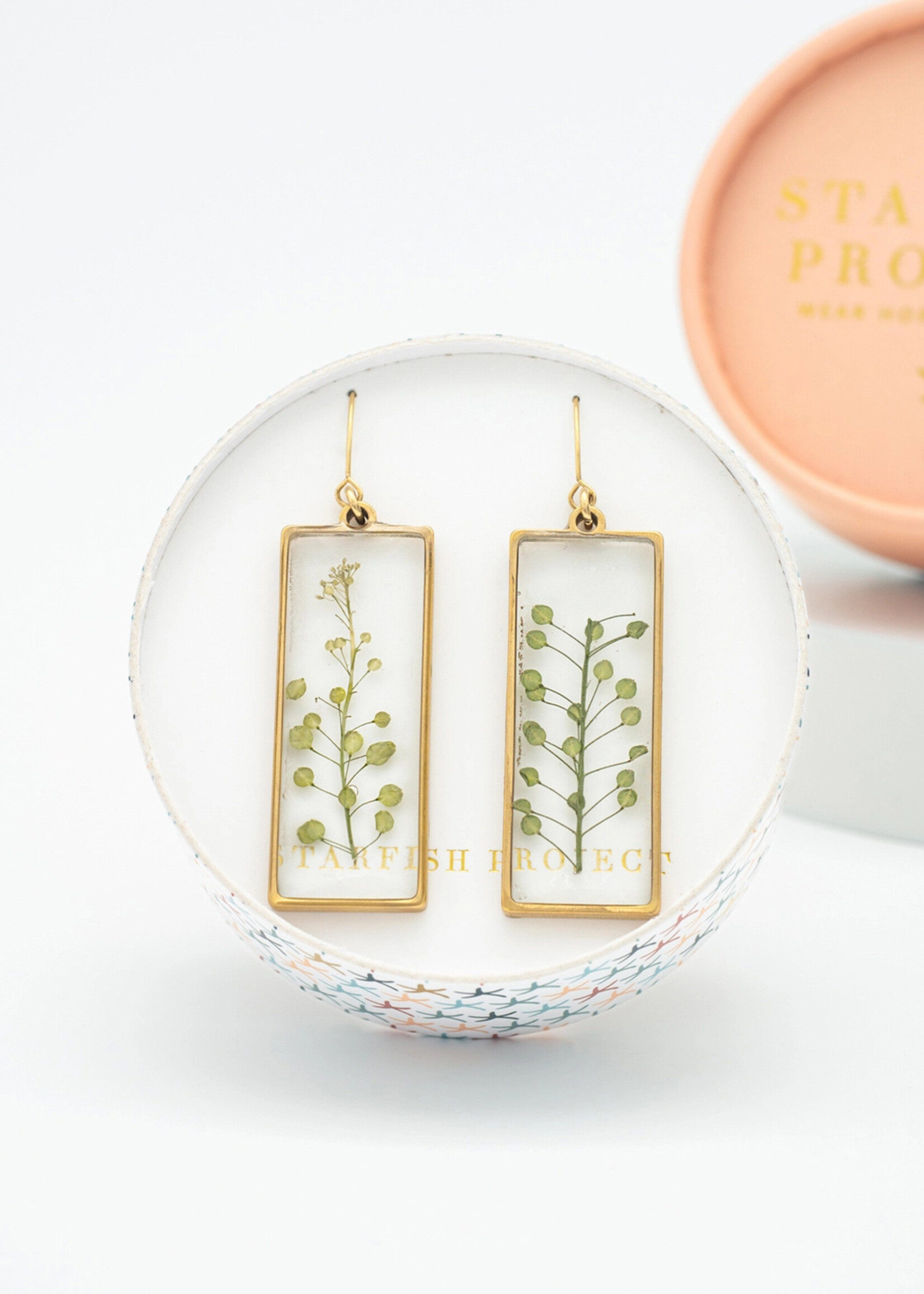 Starfish Project Wildflower Window Earrings - 14K gold plated